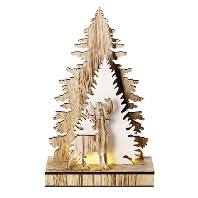 LED Wooden Winter Scene Christmas Decoration image(2)
