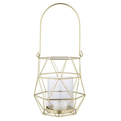 Gold Geo Lantern Christmas Decoration image(1)
