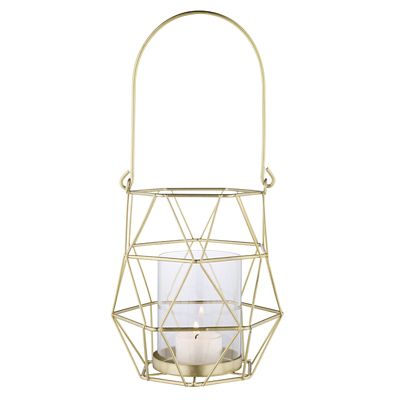 Gold Geo Lantern Christmas Decoration image(3)