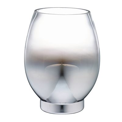 Mirrored Glass Hurricane Lantern Candle Holder image(4)