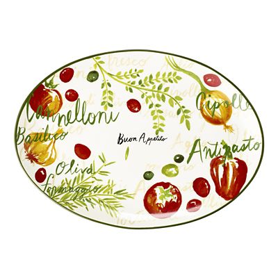 Buon Appetito Oval Serving Platter image(4)