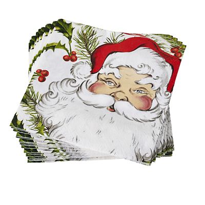 Santa Paper Napkins - Pack of 20 image(1)