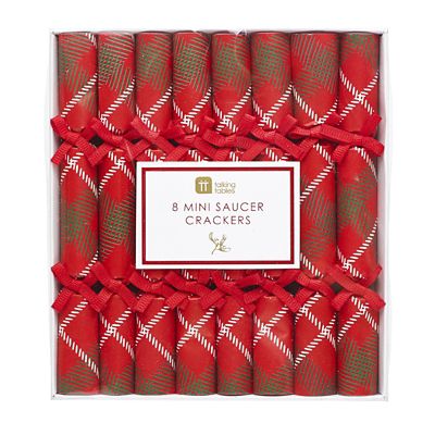 Santa Saucer Mini Christmas Crackers  - Pack of 8 image(2)