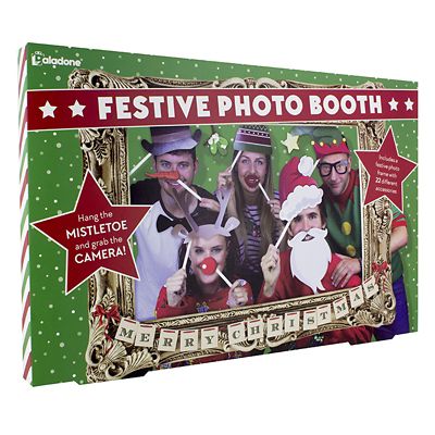 Festive Photobooth Frame and Props Set