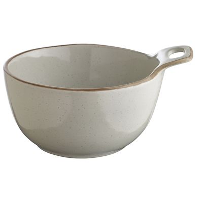 Naturals 3 Ceramic Dip Serving Dishes - Cream Taupe and Blue image(3)