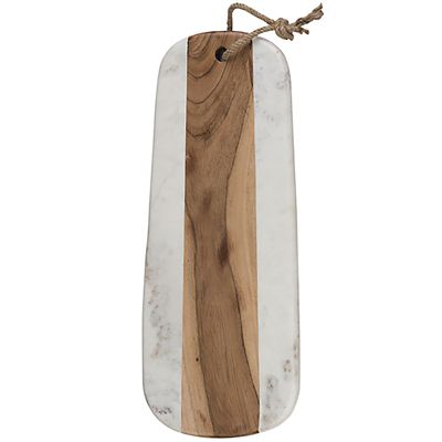 Naturals Long Marble Acacia Serve Board image(1)