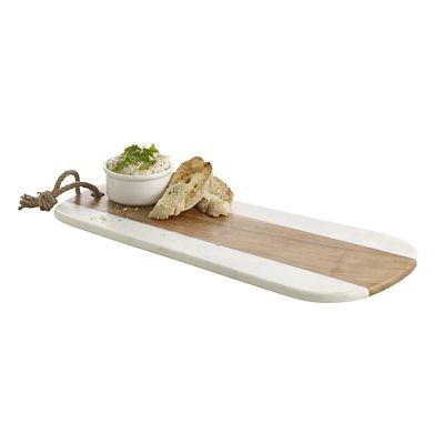 Naturals Long Marble Acacia Serve Board image(3)