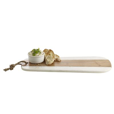 Naturals Long Marble Acacia Serve Board image(4)