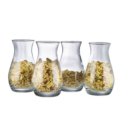 Glass Snack Servers Set of 4 image(1)