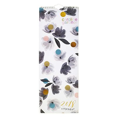 Caroline Gardner Rose Tinted Slim Calendar 2018 image(1)