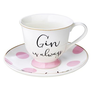 Ava & I Gin and Tonic Cup and Saucer image(1)