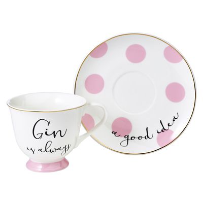 Ava & I Gin and Tonic Cup and Saucer image(3)