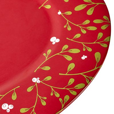 Festive Mistletoe Melamine Oval Serving Platter image(2)