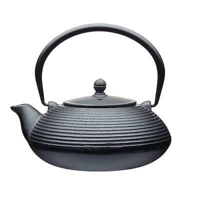 Le’Xpress Cast Iron Infuser Teapot Black 900ml Lakeland