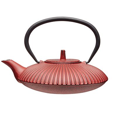 Le’Xpress Cast Iron Infuser Teapot Red 600ml