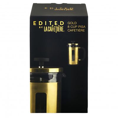La Cafetière Edited Pisa 8 Cup Cafetière Brushed Gold image(7)