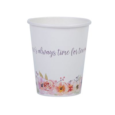 Time For Tea Cups x 8 image(1)