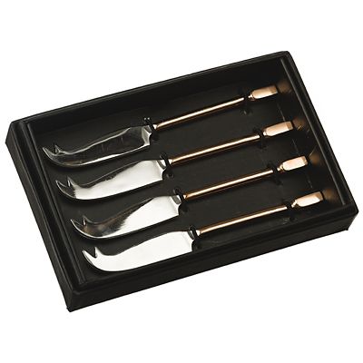 Just Slate Mini Copper Cheese Knives Set of 4 - (Image 3)