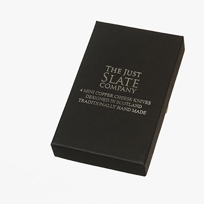 Just Slate Mini Copper Cheese Knives Set of 4 - (Image 4)