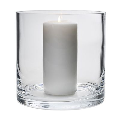 LSA International Column Vase Candle Holder - Glass 17cm