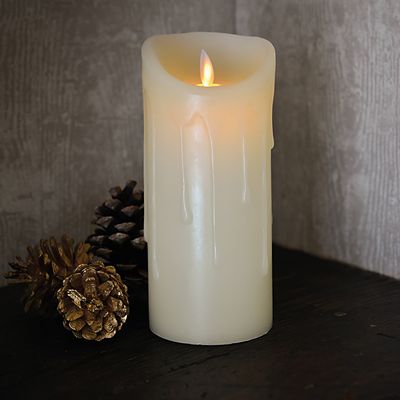 Dancing Flame LED Battery Powered Candle 18cm  image(5)