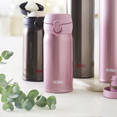 pink thermos flask