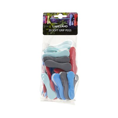 20 Soft Grip Clothes Pegs Dusk image(3)