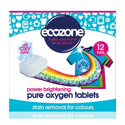 Ecozone Pure Oxygen Brightening Tablets 12 Pack image(1)