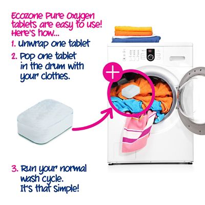 Ecozone Pure Oxygen Brightening Tablets 12 Pack image(4)