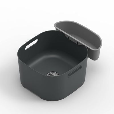 Lakeland Clever Portable Washing Up Bowl with Knife Drainer - (Image 2)