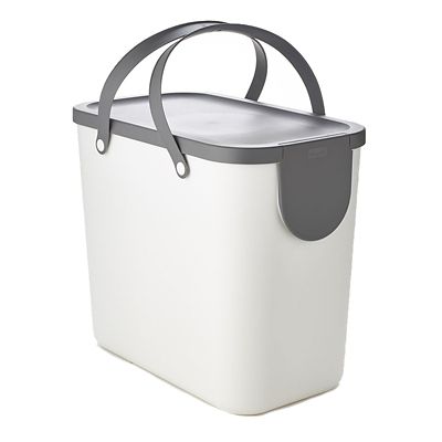 Rotho Albula Recycling Waste Bin Putty Colour 25L