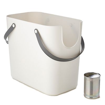 Rotho Albula Recycling Waste Bin Putty Colour 25L - (Image 4)