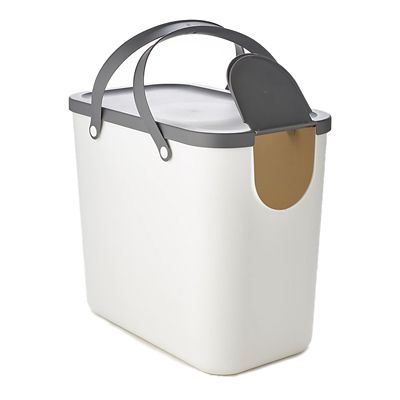 Rotho Albula Recycling Waste Bin Putty Colour 25L image(5)