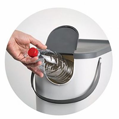 Rotho Albula Recycling Waste Bin Putty Colour 25L image(6)