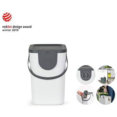 Rotho Albula Recycling Waste Bin Fern Green Colour 25L image(5)