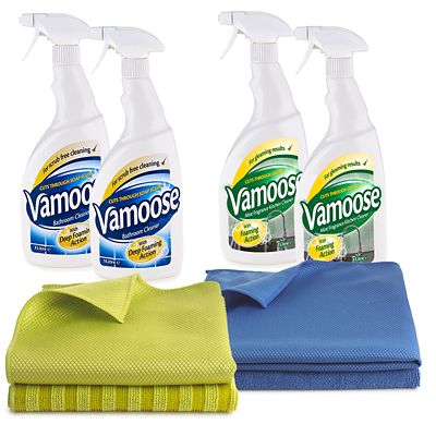 Vamoose Cleaner and Cleaning Cloths Bundle image(1)