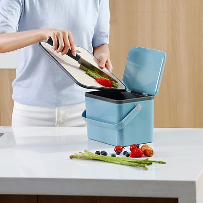Eko Compost Caddy Titanium Blue 4L image(2)
