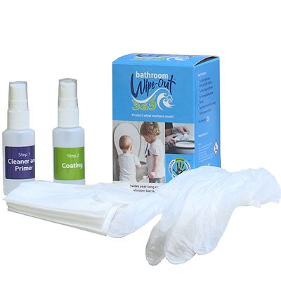 Bathroom WipeOut 365 Anti-Bac Liquid Guard Invisible Germ Barrier Kit  image(1)