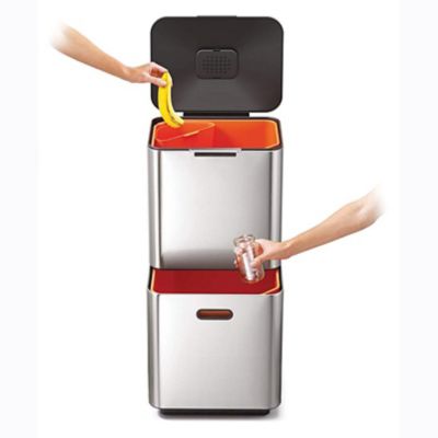 Joseph Joseph Totem Max Waste Recycling Unit - Stainless Steel 60L image(10)