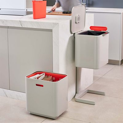 Joseph Joseph Totem Max Waste Recycling Unit - Stone 60L image(2)