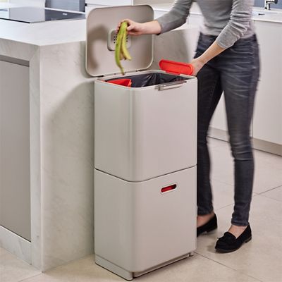 Joseph Joseph Totem Max Waste Recycling Unit - Stone 60L image(5)