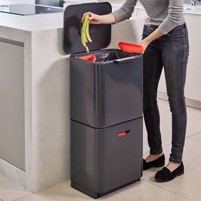 Joseph Joseph Totem Max Waste Recycling Unit - Graphite 60L image(4)