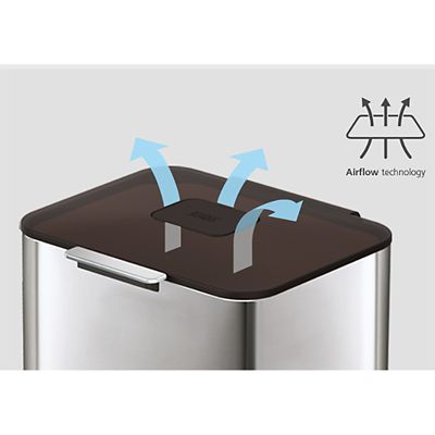 Joseph Joseph Totem Compact Waste Recycling Unit - Stainless Steel 40L image(8)