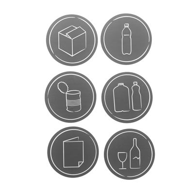 Rotho Albula Recycling Waste Bin Latte Colour - 25L image(7)