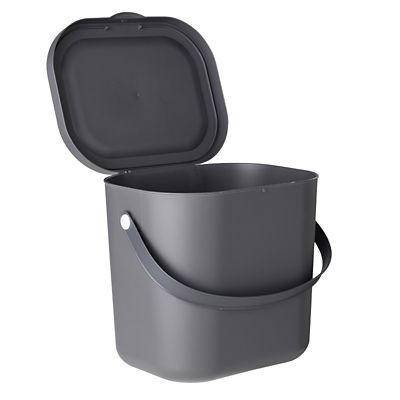 Rotho Albula Compost Caddy Slate Colour 6L image(4)