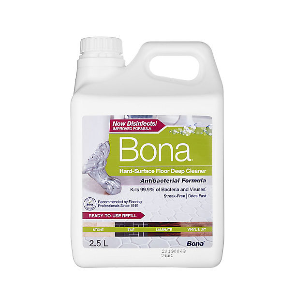 Bona Antibacterial Hard Floor Cleaner Refill 2.5L image(1)