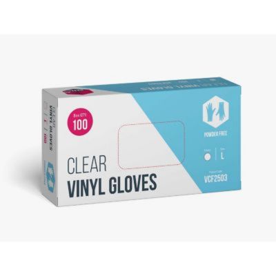 100 Disposable Vinyl Gloves Large image(2)