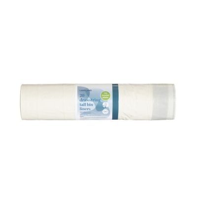 20 Lakeland Drawstring Tall Bin Liners 50L image(1)