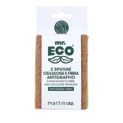 Mr Eco Non-Scratch Fibre and Cellulose Sponges – Pack of 2 image(1)