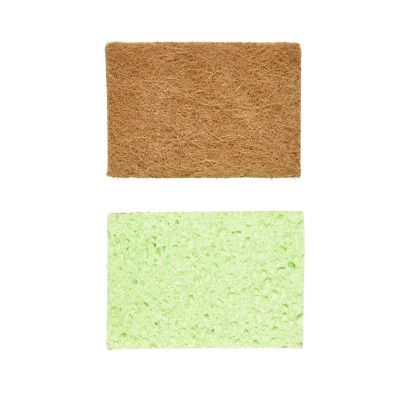 Mr Eco Non-Scratch Fibre and Cellulose Sponges – Pack of 2 image(2)